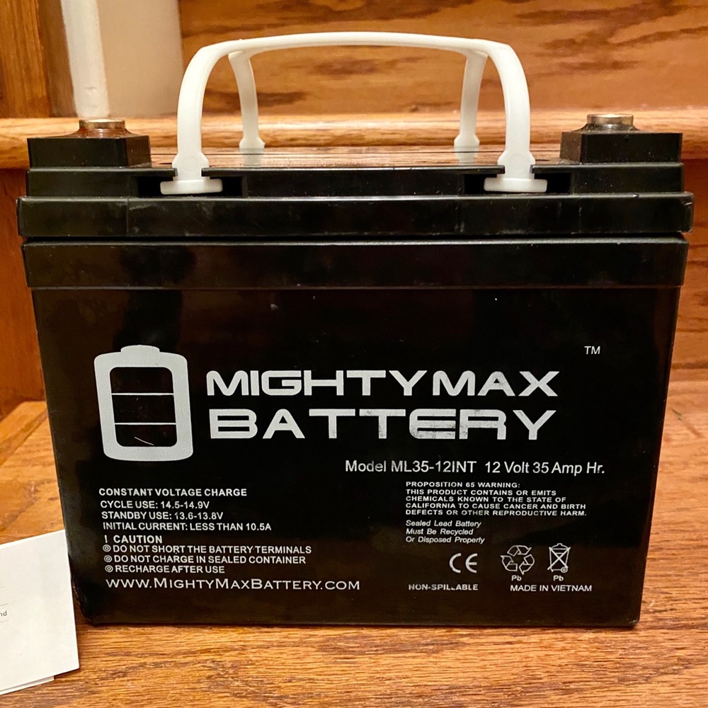 Mighty Max Battery 12V 35AH SLA Toro Time Cutter